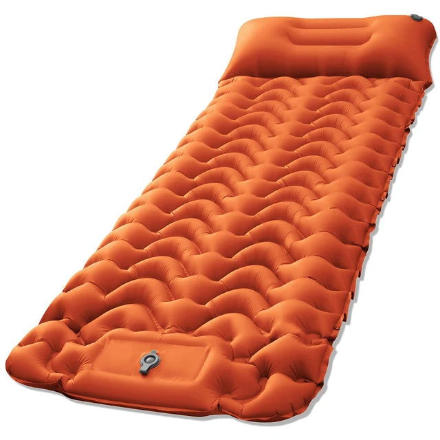 Sleeping Pad, Ultralight Inflatable Sleeping Pad for Camping with Pillow