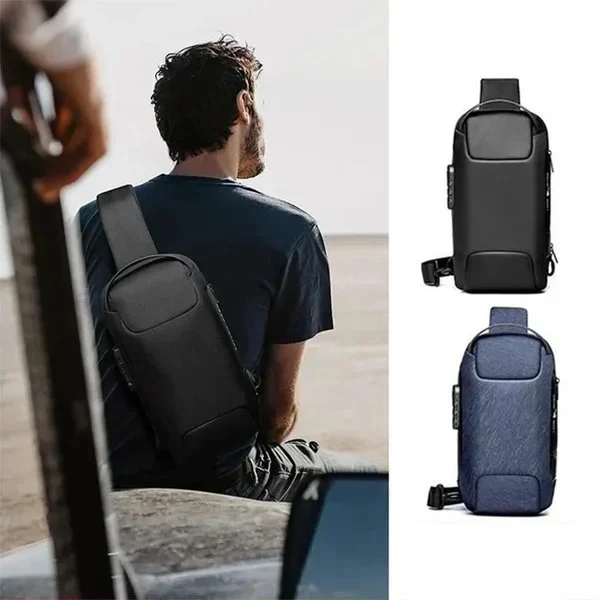 USB Charging Sport Sling Anti-theft Shoulder Bag
