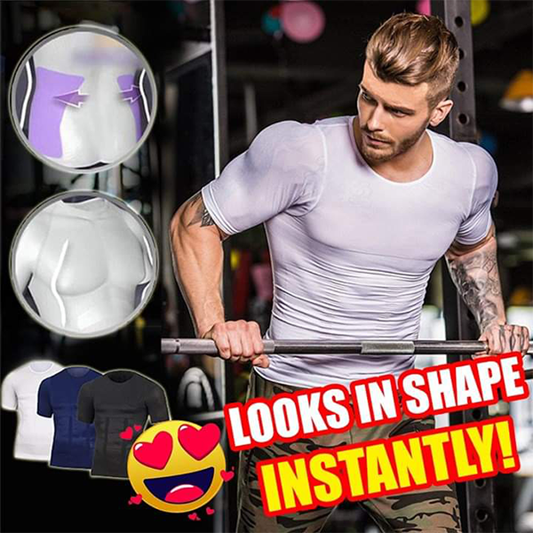 MEN'S SHAPER SLIMMING COMPRESSION T-SHIRT