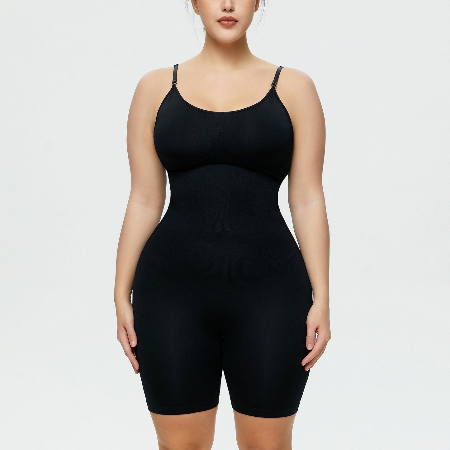 SCULPTING SHAPEWEAR BODYSUIT MID THIGH