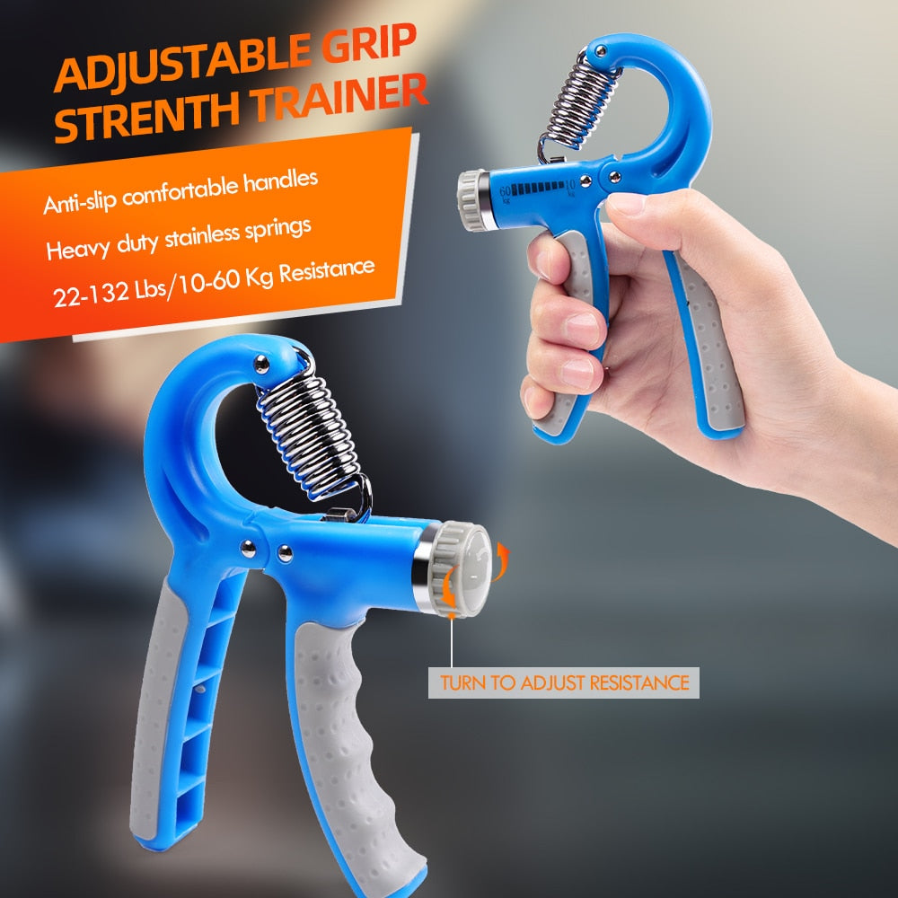 Hand Grip Strengthener Workout Kit (5 Pack)