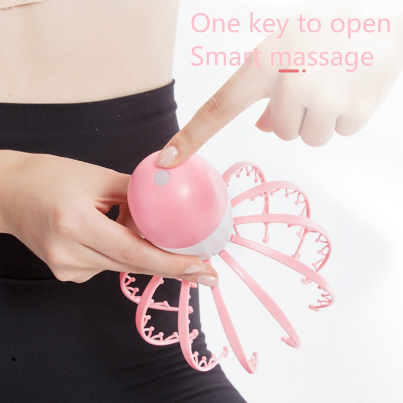 Electric Octopus Shape Head Massager