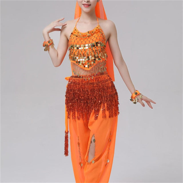 Women's Sequin Tassel Skirts Rave Fringe Hip Scarf for Festival