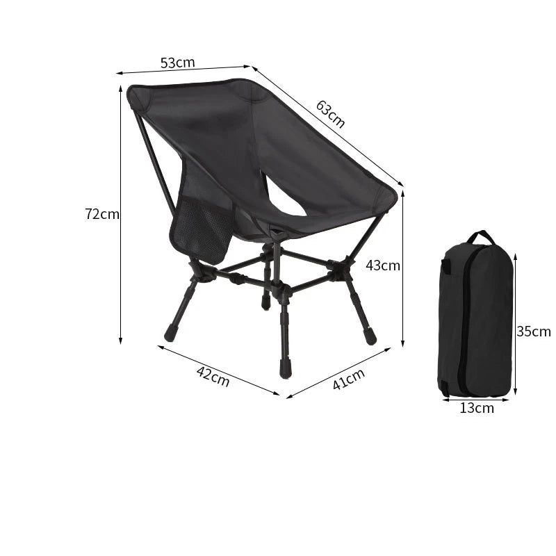 Outdoor Camping Chair Ultralight Aluminum Alloy Folding