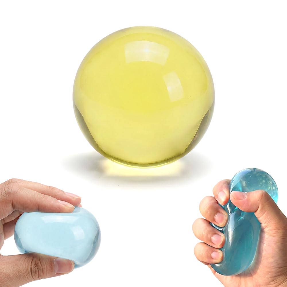 2026 New Coconut Oil Stress Ball, Dumpling Squishy Coconut Squeeze Stress Shapeable Ball, Non-Sticky Slow Rising Squeeze Balls, Portable Desk Squishies for Relaxation and Focus