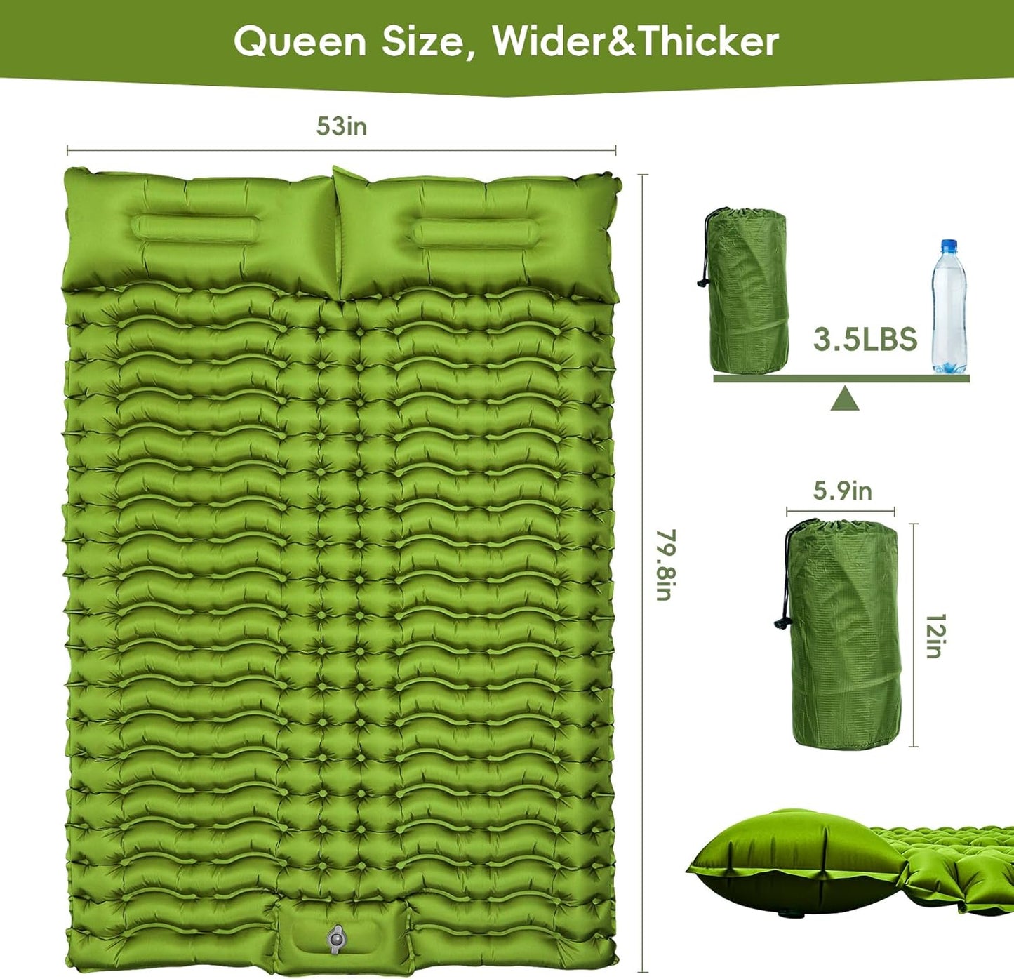 Sleeping Pad for Camping 2 Person