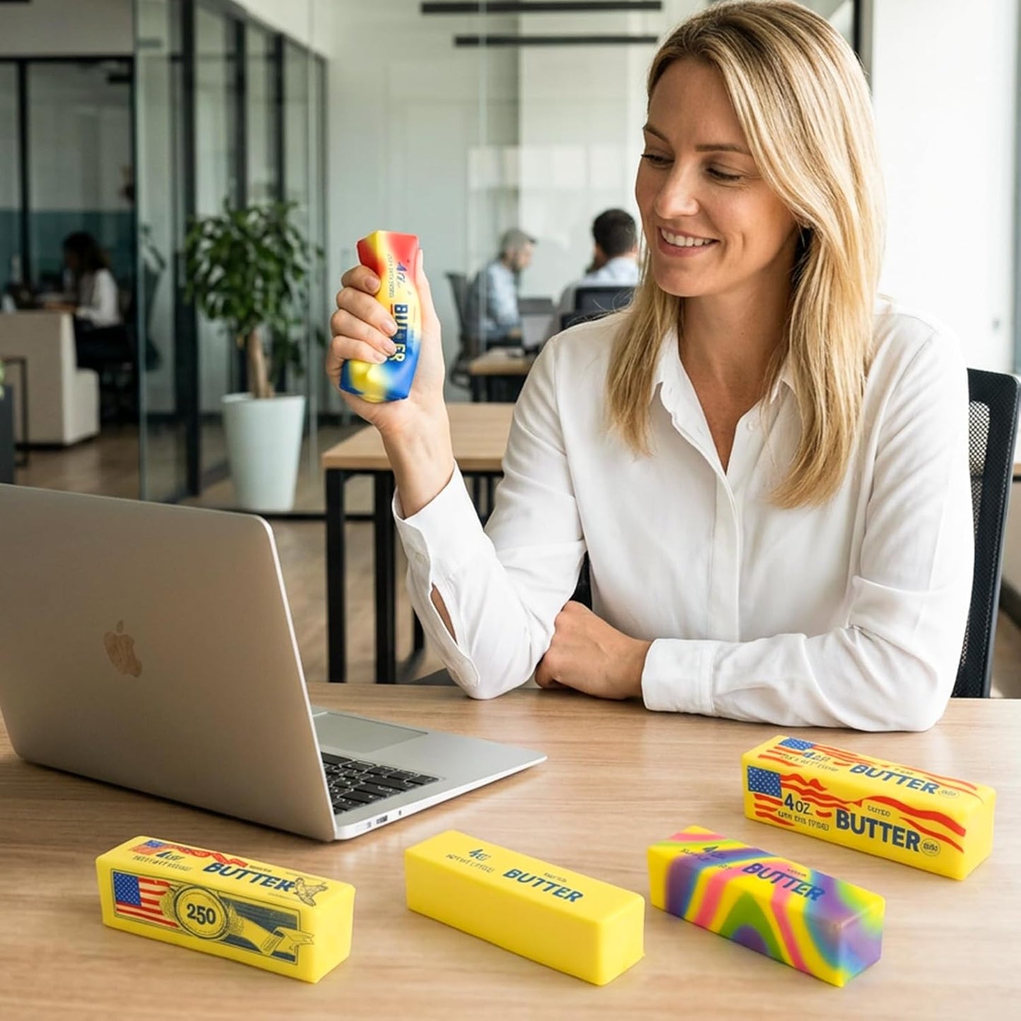 Realistic Soft Butters Stick Fidget Toy