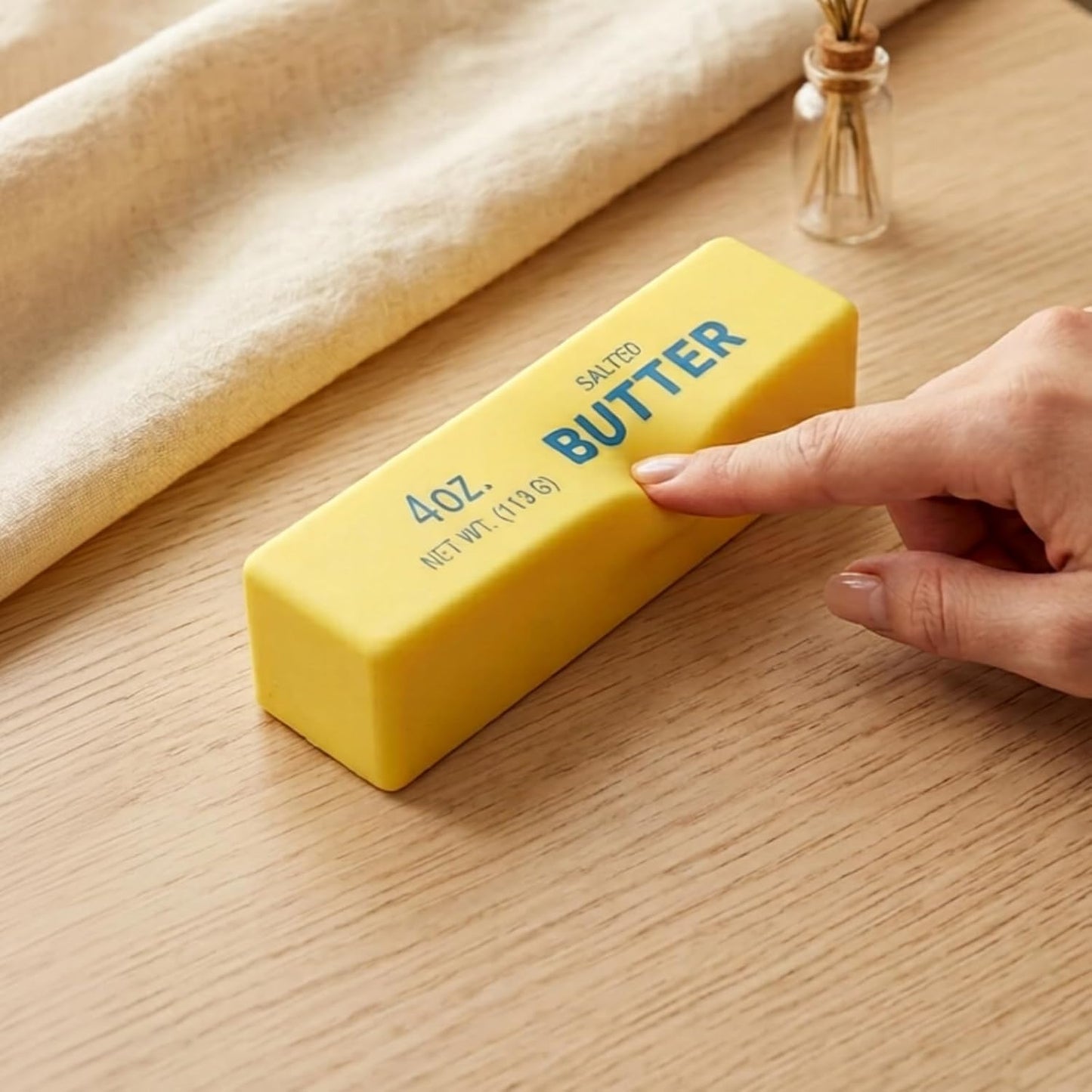 Realistic Soft Butters Stick Fidget Toy