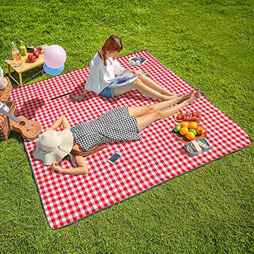 Waterproof Sandproof Oversized Multiple Colors Foldable Picnic Blankets