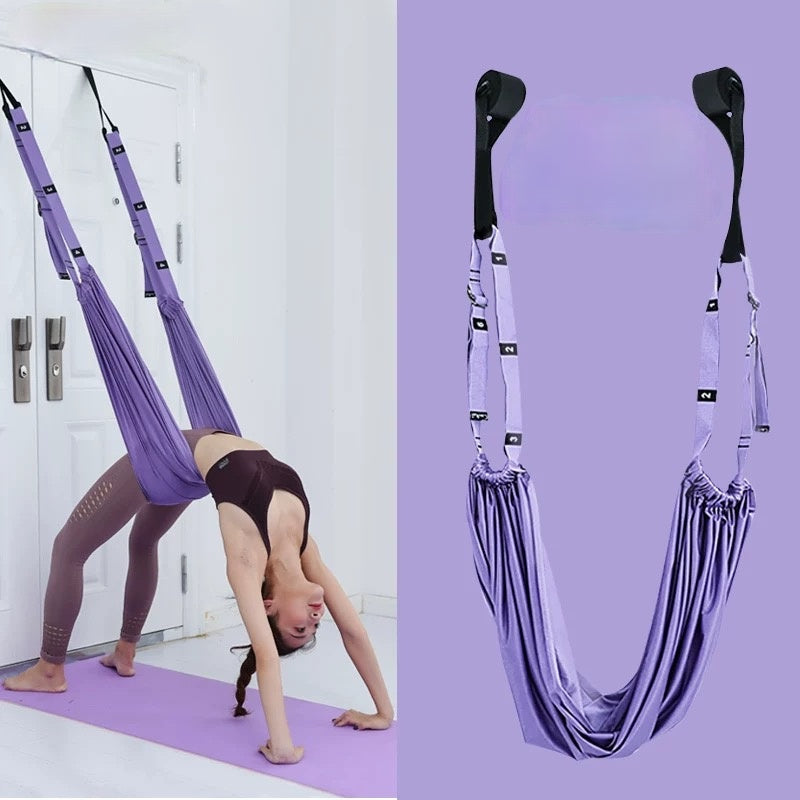 Adjustable Aerial Yoga Strap, Yoga Fitness Band, Leg Stretching