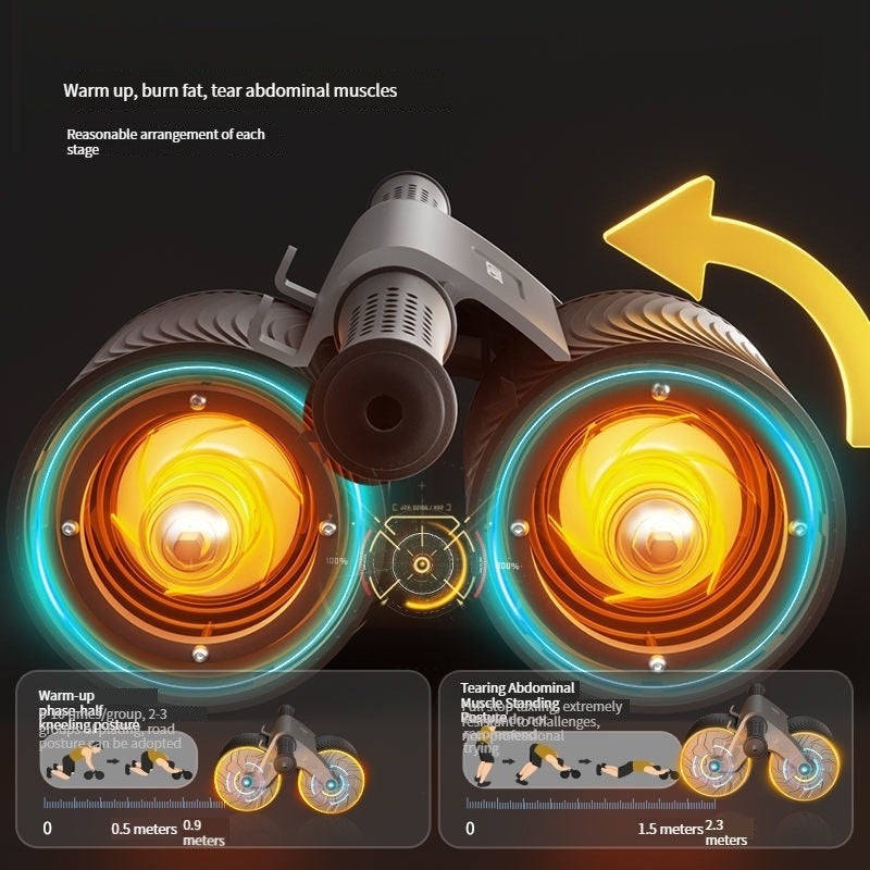 Automatic Rebound Aabdominal Wheel