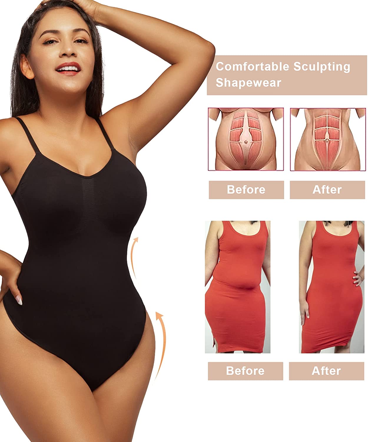 SCULPTING THONG BODYSUIT