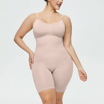 SCULPTING SHAPEWEAR BODYSUIT MID THIGH