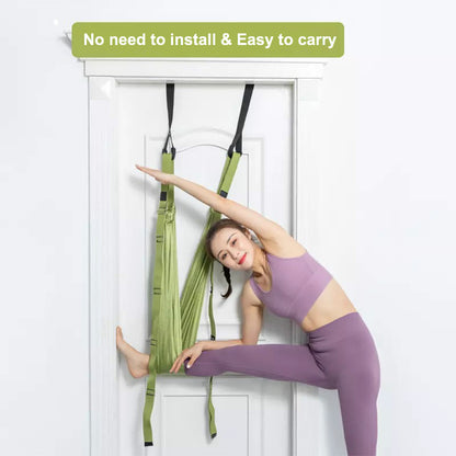 Aerial Yoga Rope, Indoor Yoga Dance Pilates Low Waist Trainer, Full Body Stretching Assisting Trainer