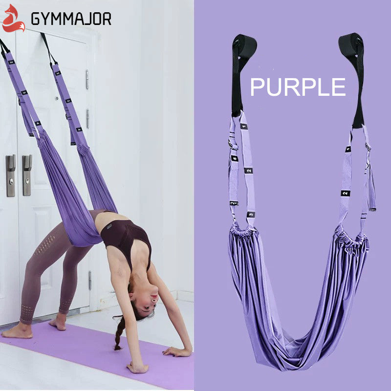 Aerial Yoga Rope Elastic Stretch Bar Then Bends Down The Training Device Door And Pulls Multifunction Tension Rope for Home Gym Waist Arm Yoga