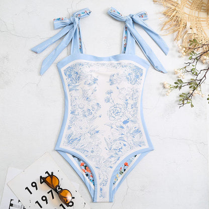 REVERSIBLE ONE PIECE SWIMSUIT