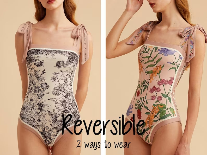 REVERSIBLE ONE PIECE SWIMSUIT