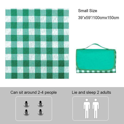 Waterproof Sandproof Oversized Multiple Colors Foldable Picnic Blankets Picnic Blanket Green / 39"x59" MIERSPORTS
